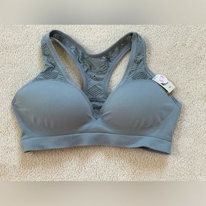 PINK Victoria’s Secret NWT Gray Lounge Bralette Size S